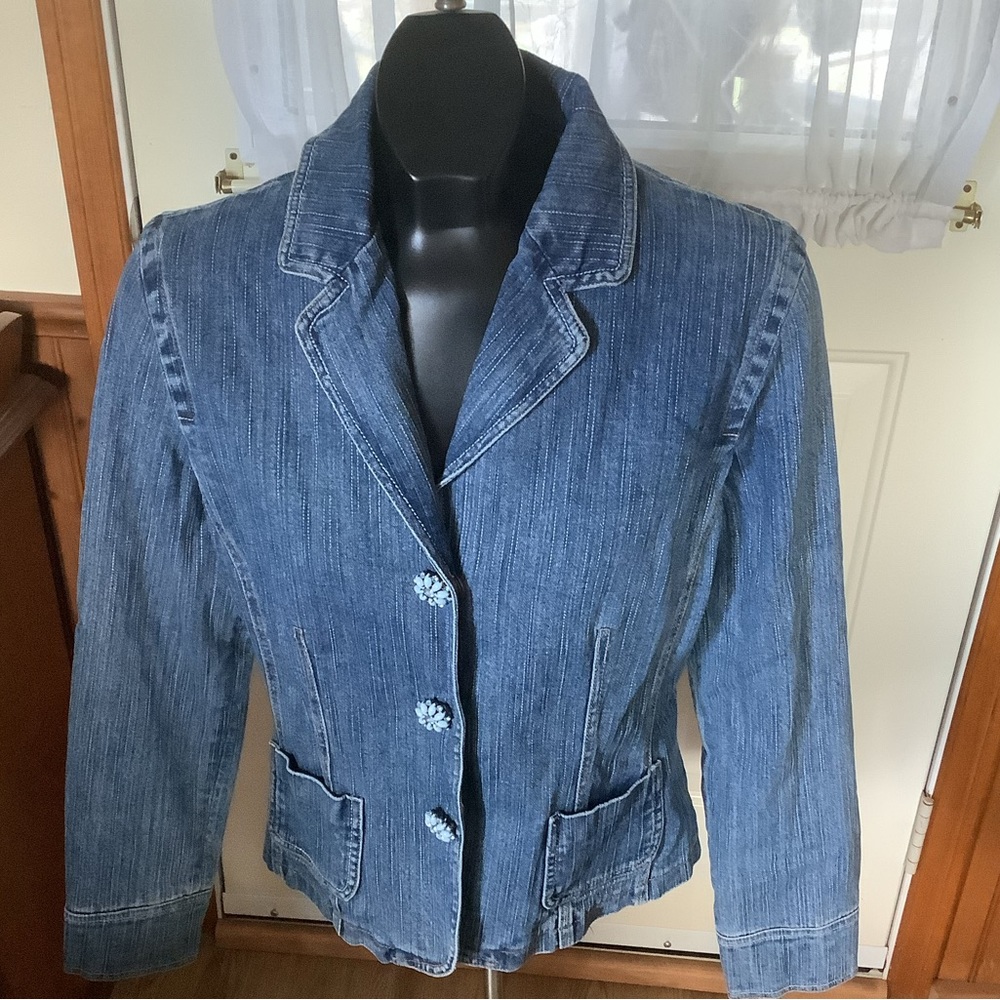 Simon Chang Denim Blazer